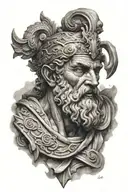Greek god Itus tattoo design idea