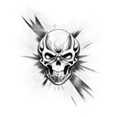 Ghost rider tattoo design idea