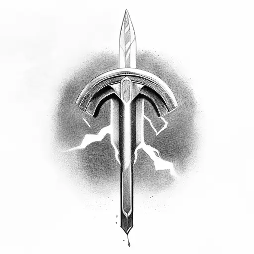 Thor stormbreaker  tattoo design idea