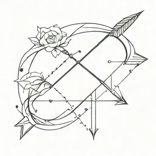 arrow design tattoo design idea