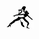 Argentine tango tattoo design idea