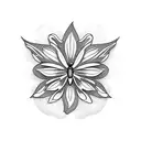 gerber daisies with butterflies and leaves tattoo design idea