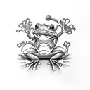 Frog from Chrono Trigger tattoo design idea