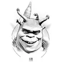 shrek tattoo design idea