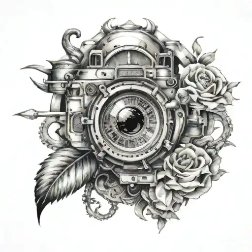 stylish carpediem  tattoo design idea