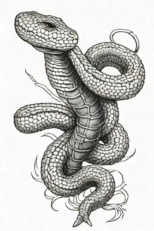 Rattlesnake dotn tread on me   tattoo design idea