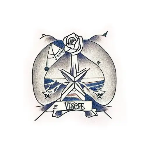 staircase tattoo design idea