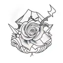 staircase tattoo design idea