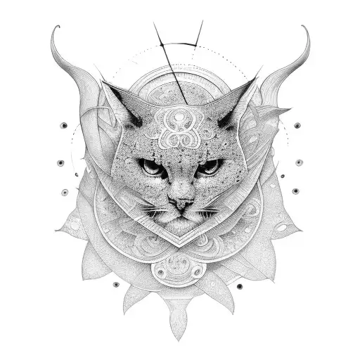 lua e sol tattoo design idea