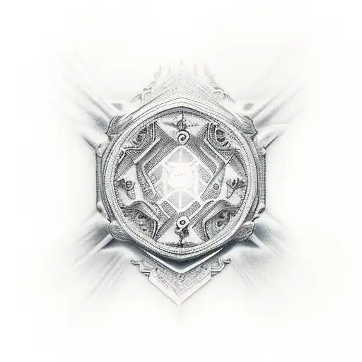 journey to strength tattoo design idea