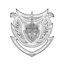 polynesian celtic arm band tattoo design idea