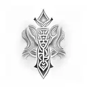 polynesian celtic arm band tattoo design idea