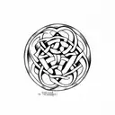Celtic Knot tattoo design idea