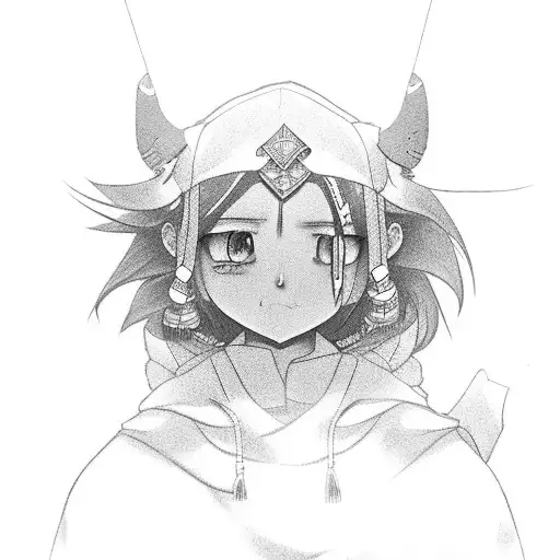 Nezuko tattoo design idea