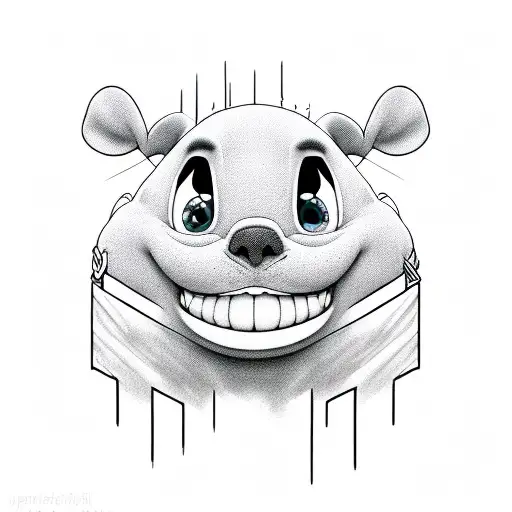 stich tattoo design idea