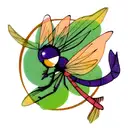 Dragonfly tattoo design idea