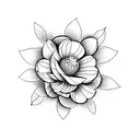 peonia  tattoo design idea