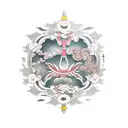 japanese temple tattoo design idea