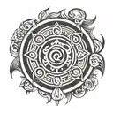 last air bender 4 nations symbols  tattoo design idea