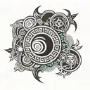 last air bender 4 nations symbols  tattoo design idea