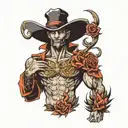 But I'm working on the rest tattoo design idea