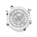 dart board tattoo design idea