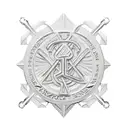 Saint Benedict medal tattoo design idea