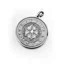 Saint Benedict medal tattoo design idea