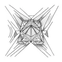 Triangle + Stone Bridge tattoo design idea