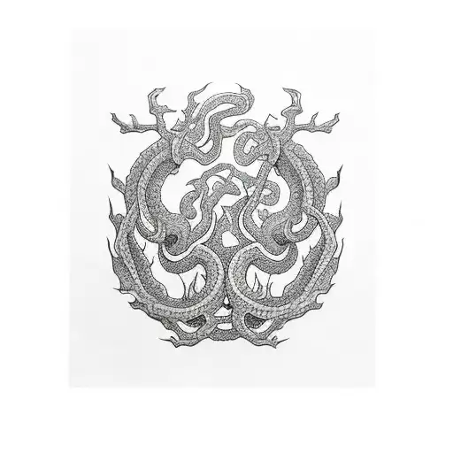 HYDRA tattoo design idea