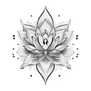 ak-47 wild lotus tattoo design idea