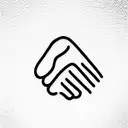 fist bump tattoo design idea