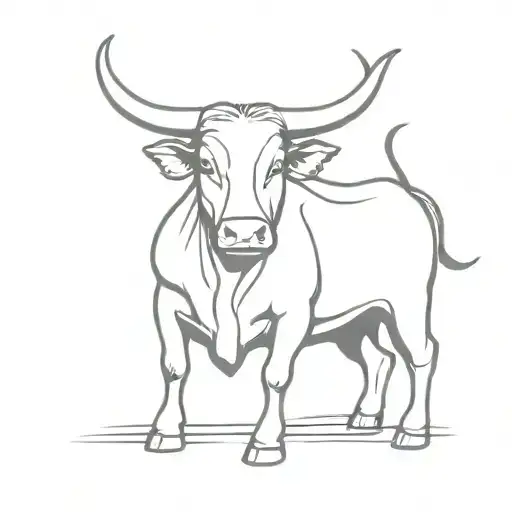 Spanish Bull standing proud tattoo design idea