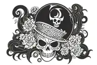 one piece anime tattoo design idea