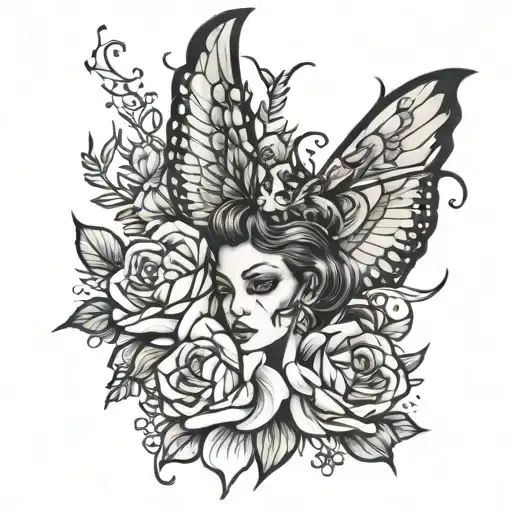 Long Live Linda  tattoo design idea