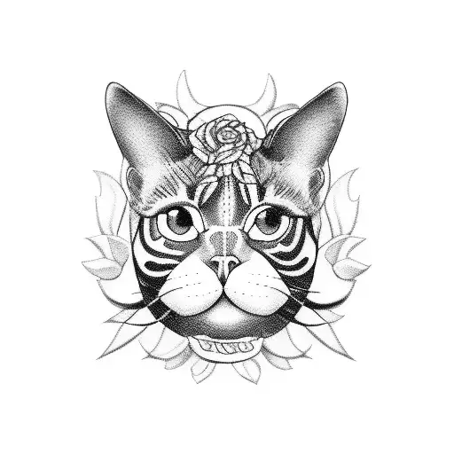 pet memorial  tattoo design idea