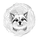 pet memorial  tattoo design idea
