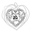 pet memorial  tattoo design idea