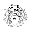 pet memorial  tattoo design idea