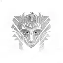 ancient egyptian sleeve tattoo design idea