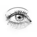 hazel eyes with emotions  tattoo design idea