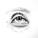 hazel eyes with emotions  tattoo design idea