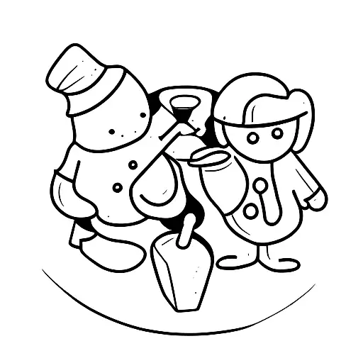 salt and pepper shakers  tattoo design idea