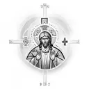 Orthodox Icon, Jesus Crucified, Orthodox Cross, Thetokos, St. Paul, Chi Rho, Catholic  tattoo design idea