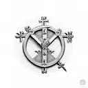 Orthodox Icon, Jesus Crucified, Orthodox Cross, Thetokos, St. Paul, Chi Rho, Catholic  tattoo design idea