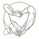 Lesbian tattoo design idea