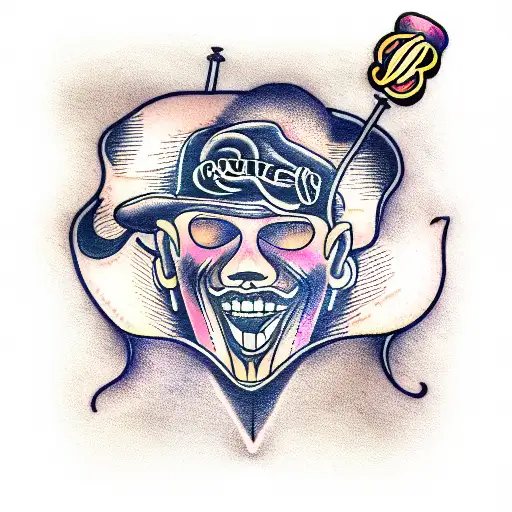 juice wrld tattoo design idea