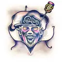 juice wrld tattoo design idea