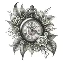time heals  tattoo design idea