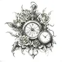 time heals  tattoo design idea
